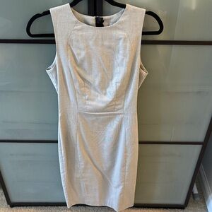 H&M Sleeveless Sheath Dress in Light Gray